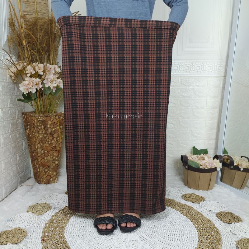 ROK SPAN TARTAN PANJANG/ROK SPAN KOTAK-KOTAK SIZE JUMBO/ROK SPAN TARTAN KOREAN STYLE SIZE S SAMPAI XXXL