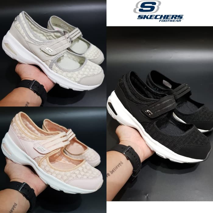 Promo Skechers | Sketchers | Sepatu Wanita Skechers D'Lites Ultra Strap - Hitam, 37