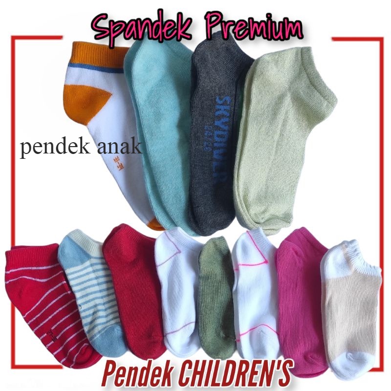 Kaos Kaki Anak/Kaos Kaki Umur 3-9 Tahun/Kaos Kaki Pendek Anak/Kaos Kaki Ankle Anak Motif Lucu