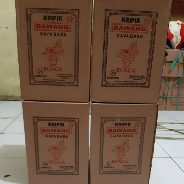 

Kripik bawang gaya baru cap bunga