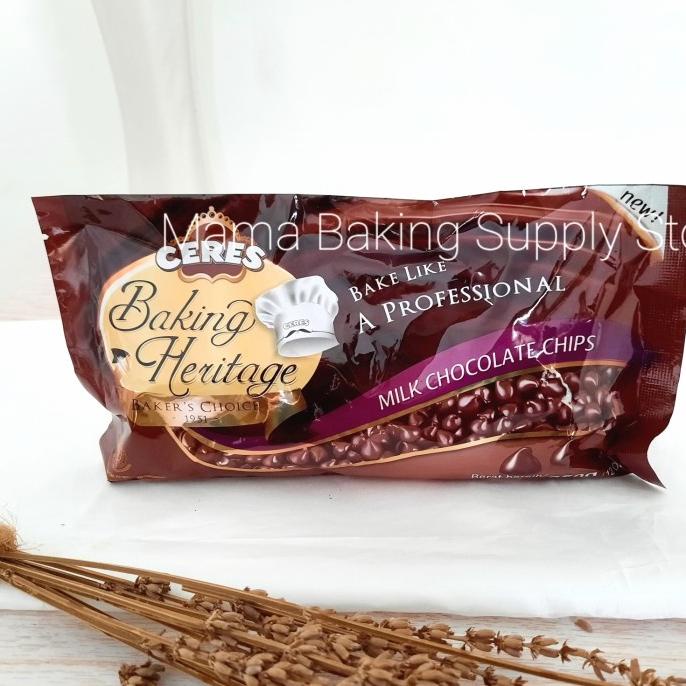 

CERES MILK Choco Chocolate Chip Chips Milk Baking Heritage MILK 250 gr TERLARIS TERPERCAYA ORIGINAL