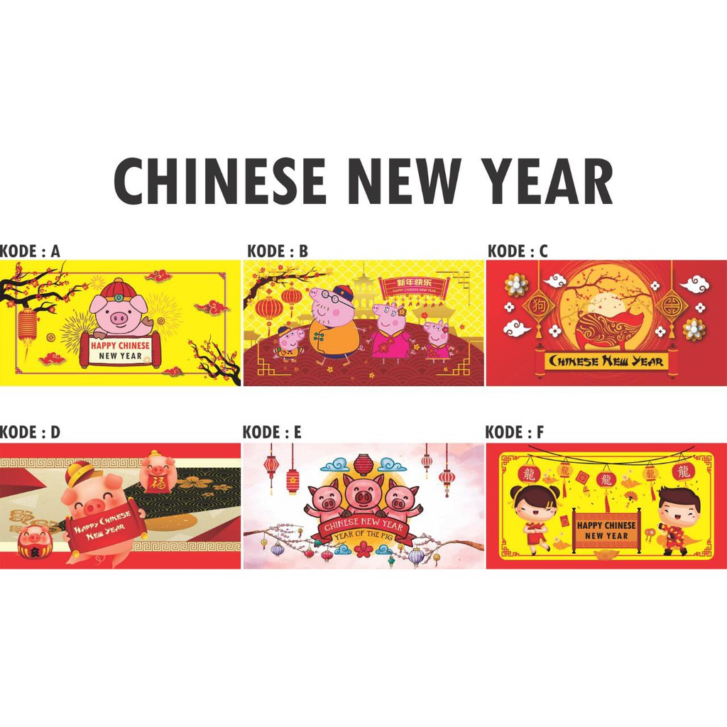 Amplop Angpao Souvenir Imlek Gong Xi Fa Chai Chinese New Year