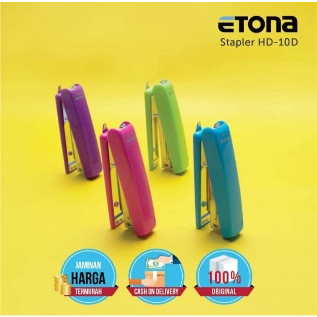 

Stapler HD10D stapler HD 10 D staples no. 10 jepretan kertas - Stapler HD10D