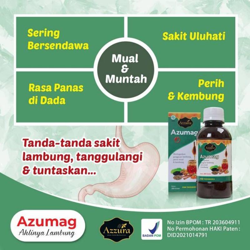 Madu Azzura - Madu Azumag Obat Sakit Maag Obat Asam Lambung | Madu Lambung Madu Asam Lambung Maag dan Gerd-3