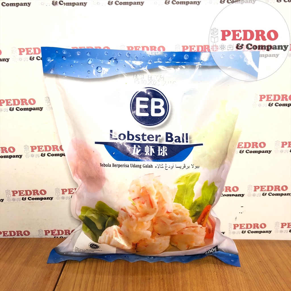 

FROZEN EB lobster ball 500 gram - baso bakso udang gajah gajah shabu