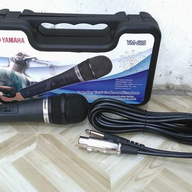 Mikrofon YAMAHA YM-68S microphone vocal profesional suara mantap