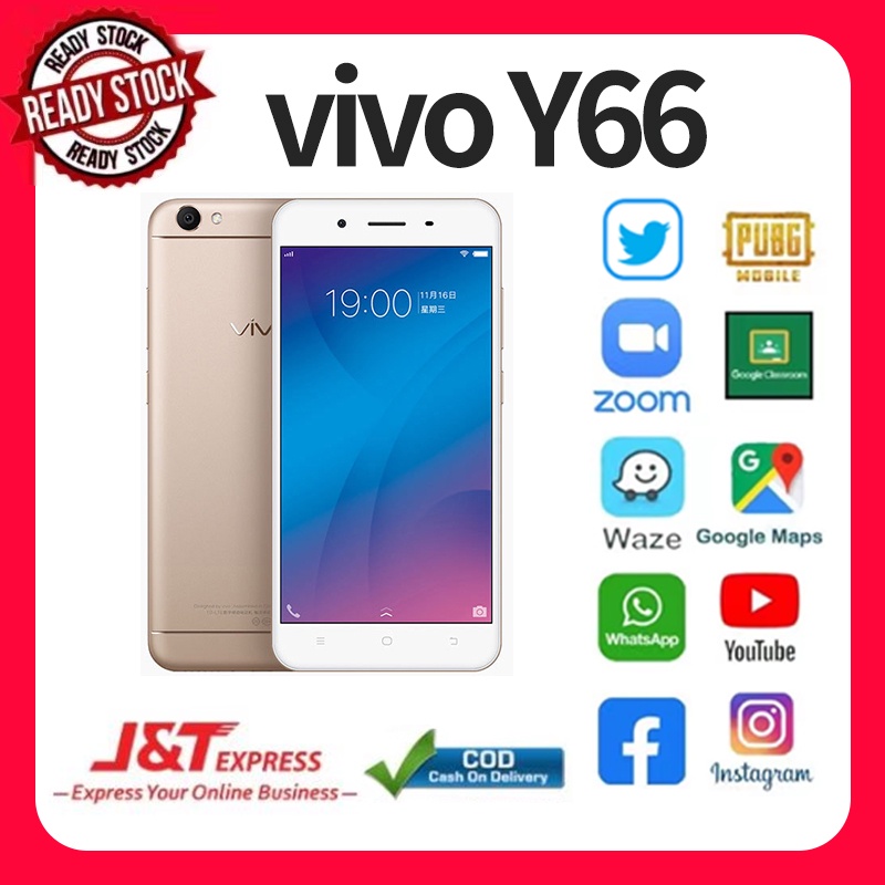 HP Vivo Y66 Ready Ram 3/32&amp;4/64GB Best Smartphone Bergaransi