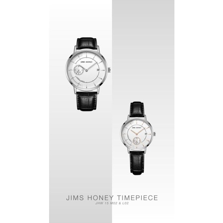 JHW 15 COUPLE WATCH JIMS HONEY ORI JAM TANGAN PRIA WANITA QUARTZ STAINLESS WATCH ANTI AIR MURAH CEWEK COWOK JHW15