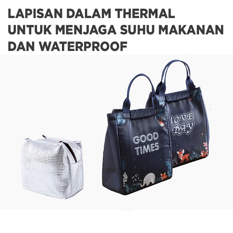 [BISA COD] TAS BEKAL || LUNCH BAG | TAS BEKAL SERBAGUNA |THERMAL BAG | TAS BEKAL MENJAGA SUHU TEMPERATUR