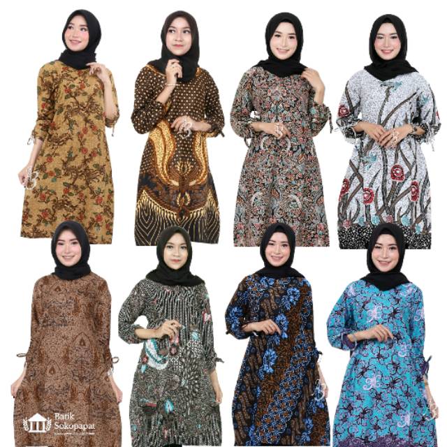 Terlaris SERUT GENES JELITA TUNIC NAVBOR YELBOR WHITBOR CREAMBOR TUNIK BATIK