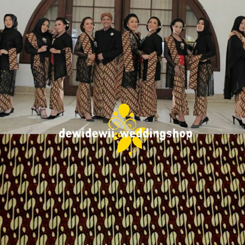 Jarik Selendang Blangkon (MOTIF KEMBAR), Motif Lereng klitik