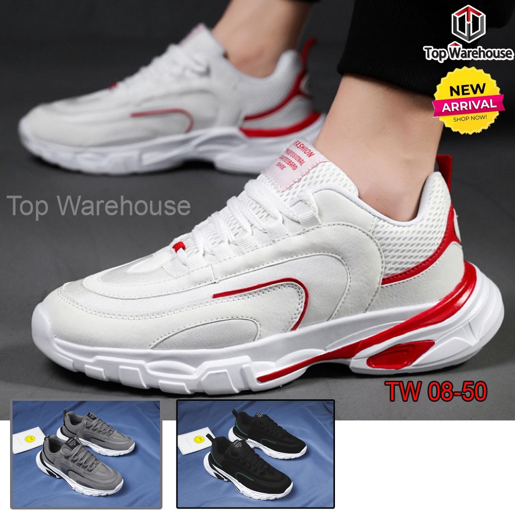 Sepatu Sneakers Import TW08-50  Olahraga Kasual Outdoor Fashion Running ShoesSneakers Pria