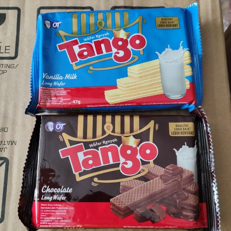 

Wafer Tango 47Gr coklat / vanila