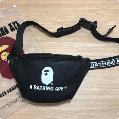 BAPE Waistbag SS19 Waist Bag Tas Pria A Bathing Ape Selempang Original