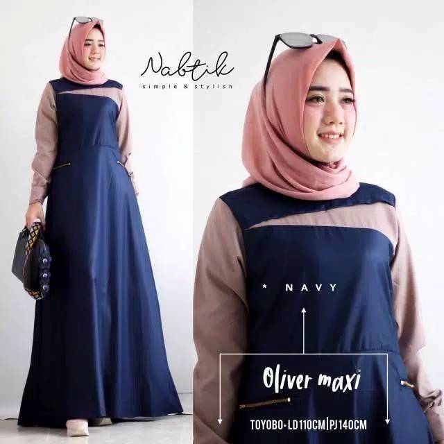 OLIVER DRESS MAXY (HARGA PROMO)