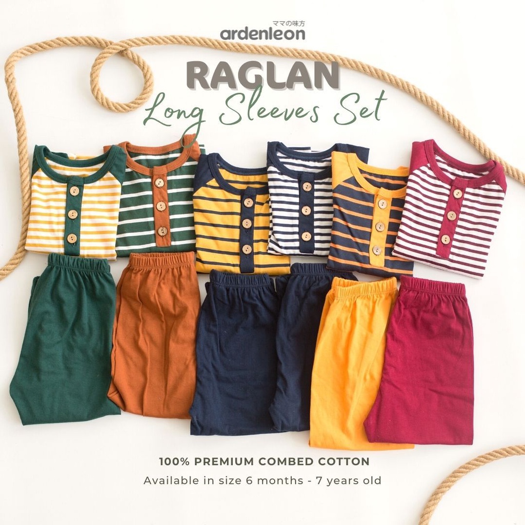 Ardenleon - Raglan Long Sleeves Set