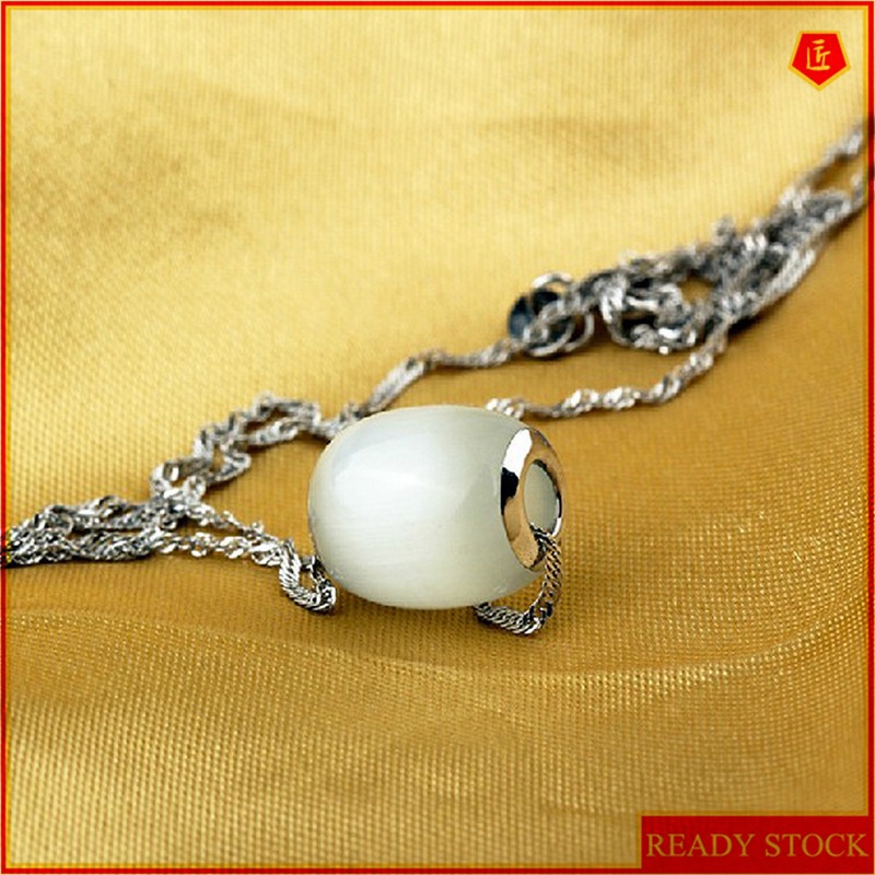 [Ready Stock]Simple Fashion Personality Opal Pendant Necklace