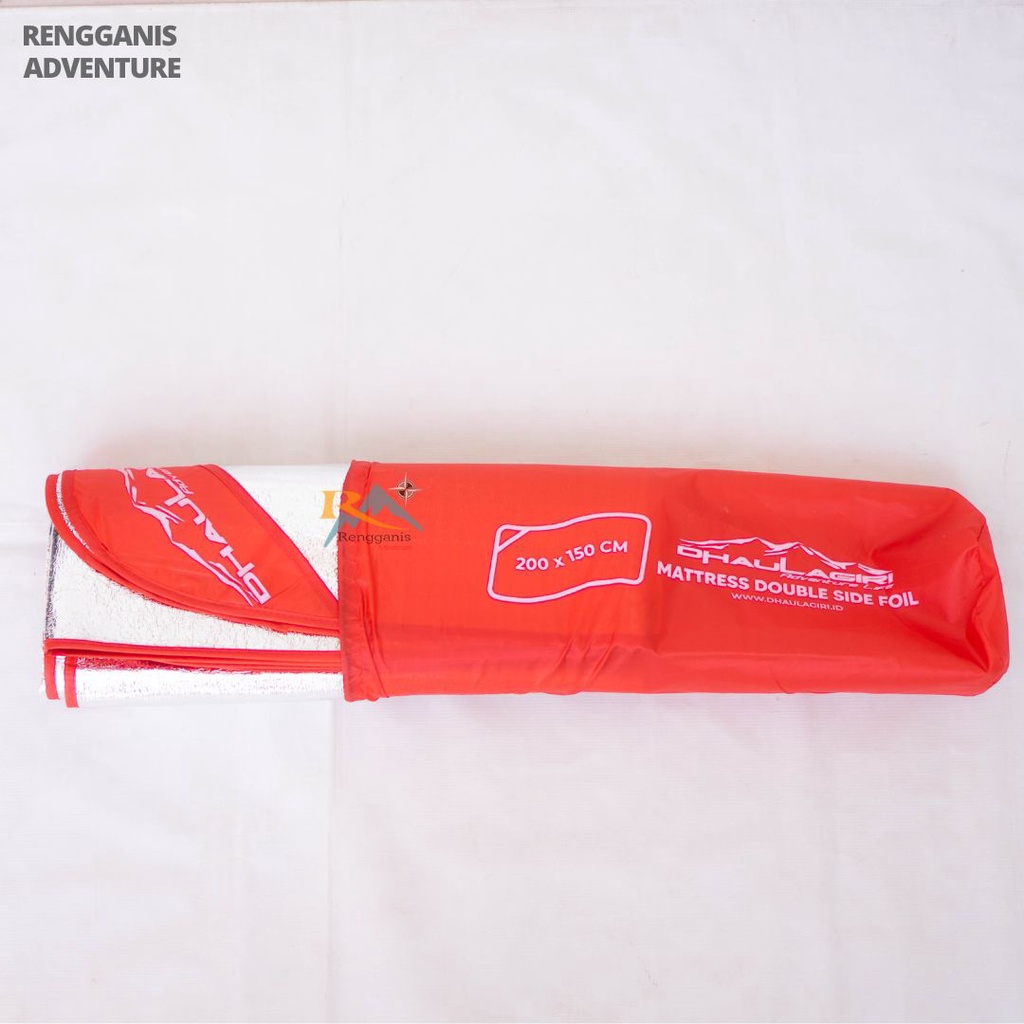 MATRAS CAMPING ALUMINIUM FOIL DHAULAGIRI 200 CM X 200 CM MATRAS GUNUNG ALAS TIDUR KEMPING OUTDOOR HIKING PIKNIK