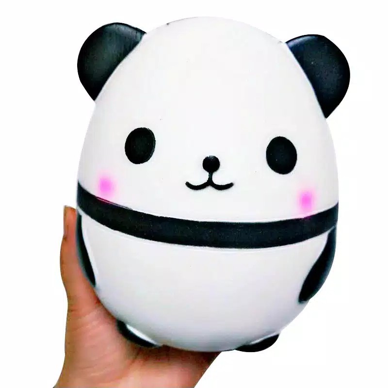  Squishy  panda  telur jumbo slow raising wangi squisy jumbo 