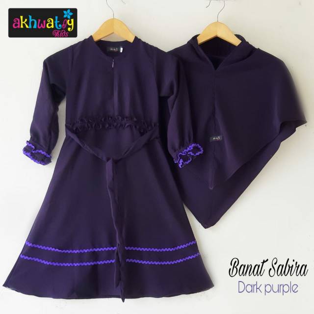 Gamis anak set Sabira by Akhwatiy Kids