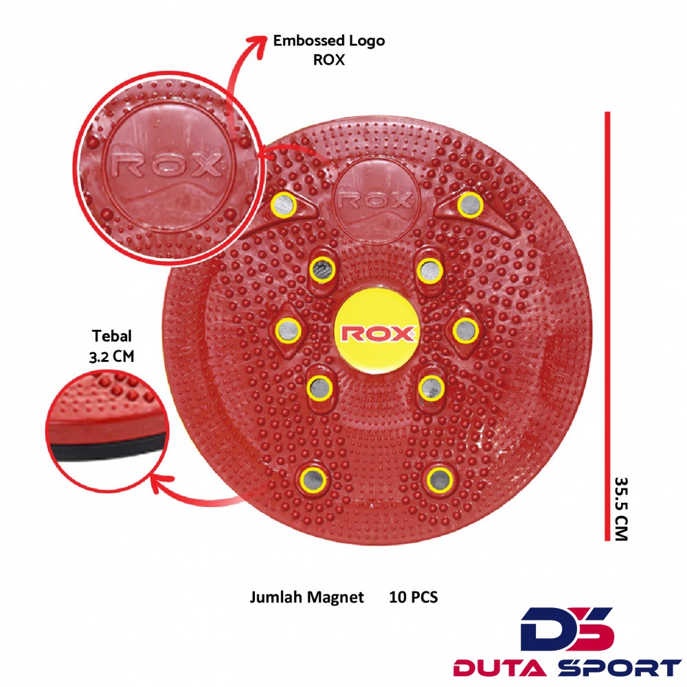 Magnetic Trimmer Jogging Body Plate Jumbo A2 ROX Original