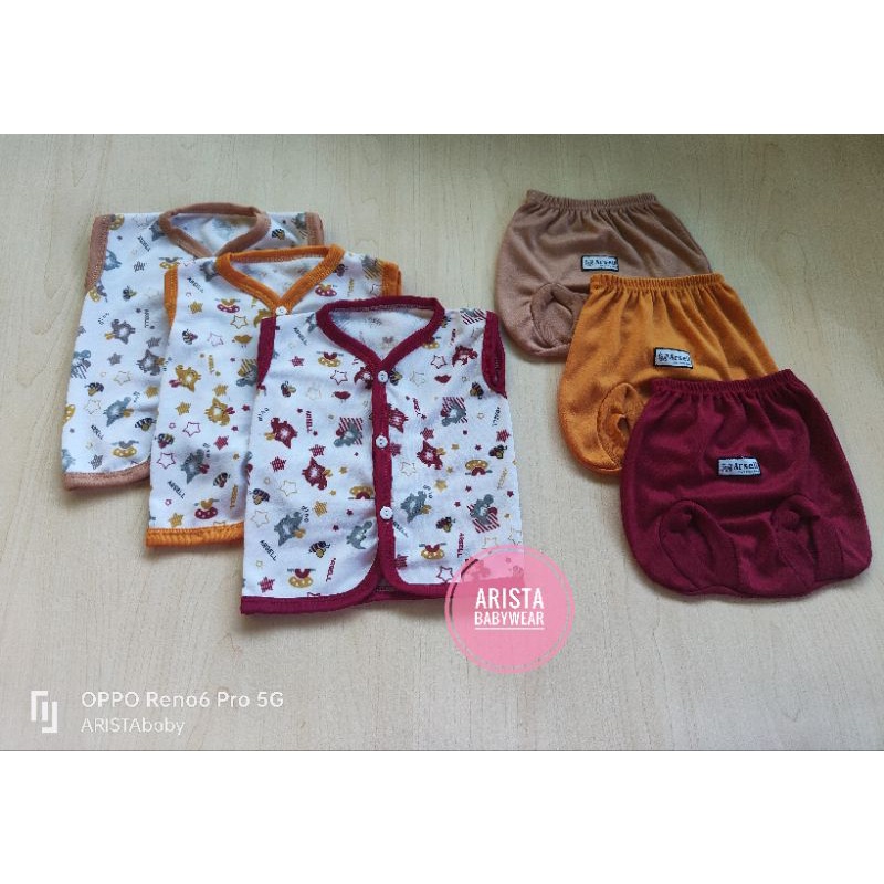 ARSELbaby - paket hemat 18pcs/9stel baju+celana bayi