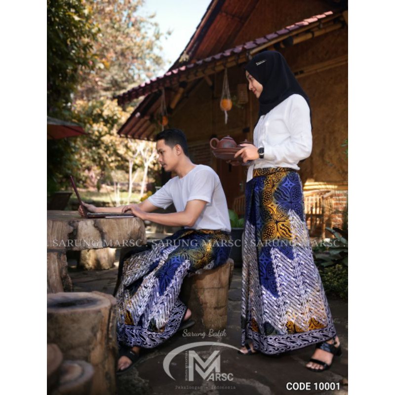 Sarung batik Marsc budaya nusantara bisa couple MARSC KODE 10001