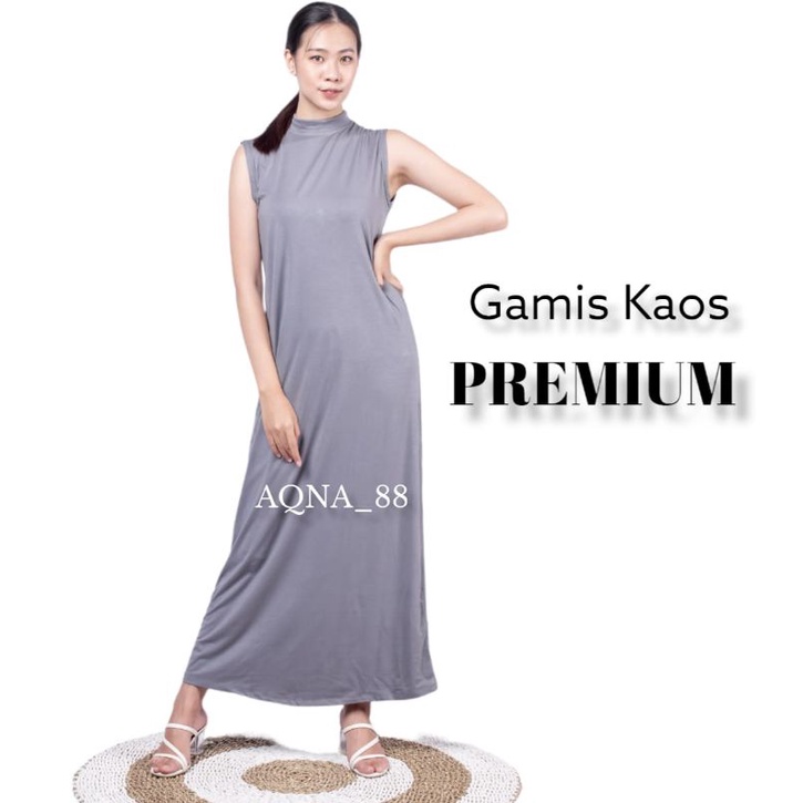 Iner Dress Tanpa Lengan | Inner Dress Tanpa Lengan | Long Dress Tanpa Lengan