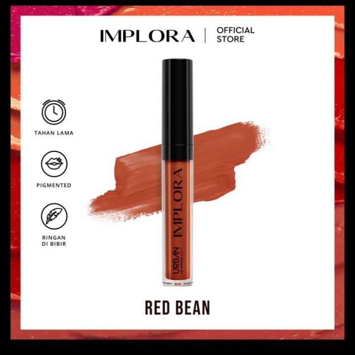 Implora urban lipcream - Red Bean no.11