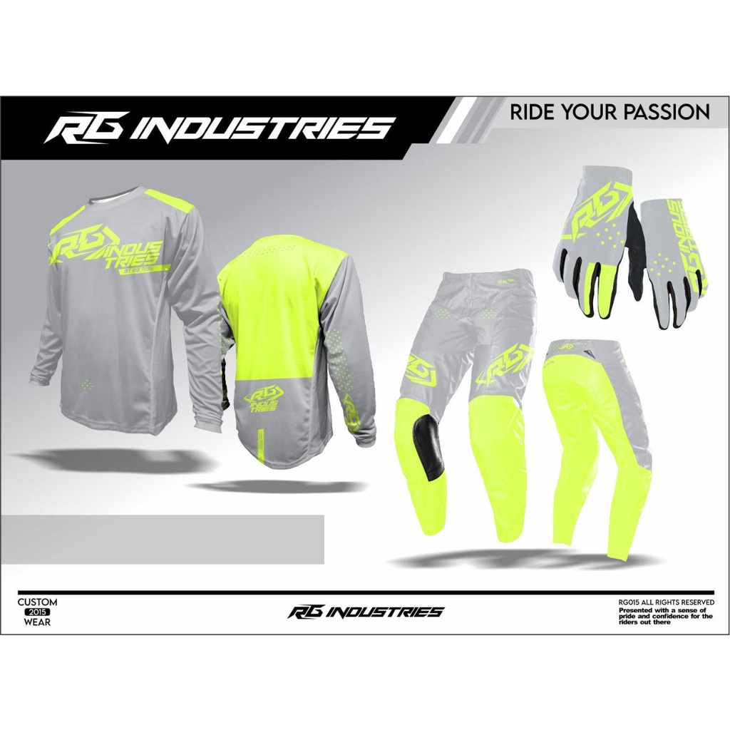 Jersey Set Trail Motocross Jerset Motocross Jerset Rg Industries Premium Gearset Rg Industries Premi