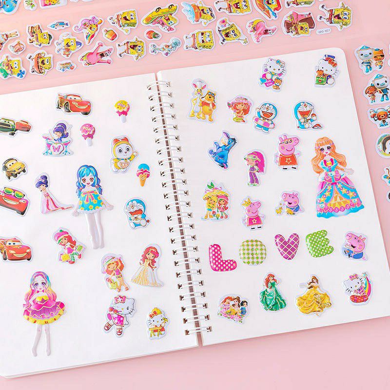 Sticker Anak Sticker Timbul Stiker 3D BT21