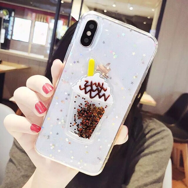 Choco Milk Case iPhone Oppo Vivo Xiaomi Samsung Huawei S7 S7edge, S8 S8+, S9 S9+ 8 Note 9 F3 F5 F1s