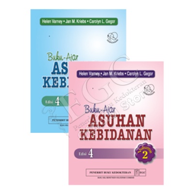 Sepaket Buku ORI - Buku Ajar Asuhan Kebidanan Edisi 4 Volume 1 dan 2 Helen Varney EGC