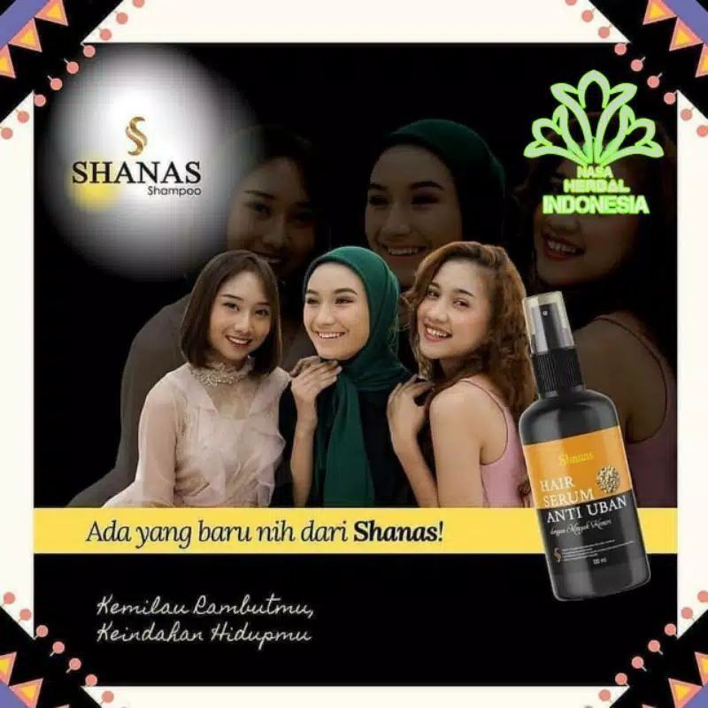 COD FREE ONGKIR Terlaris Serum Penghilang Uban Shampo Anti uban shanas ampuh