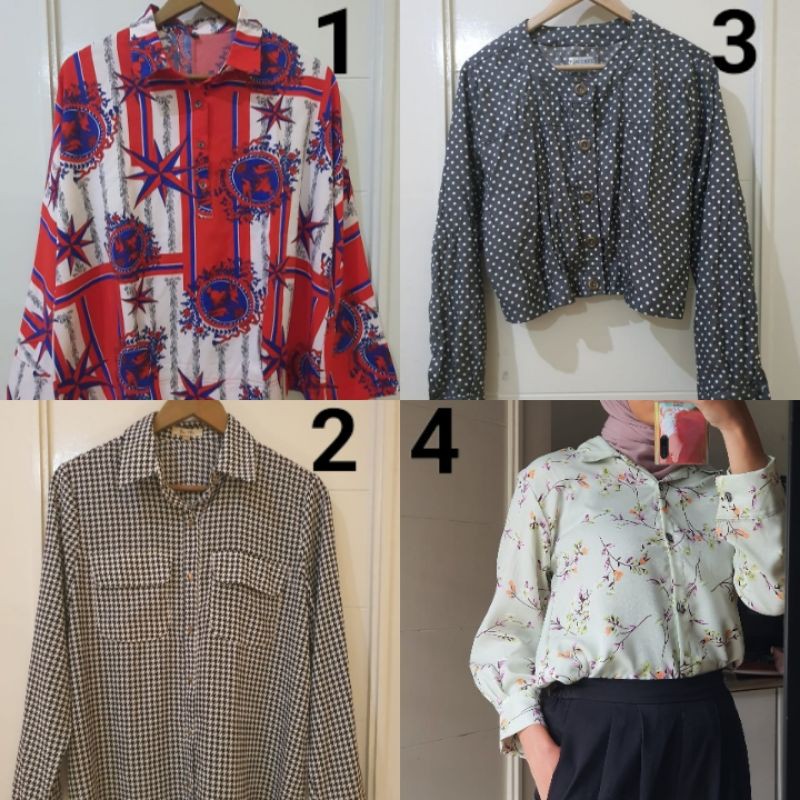 Preloved Thrift Shop Kemeja Wanita