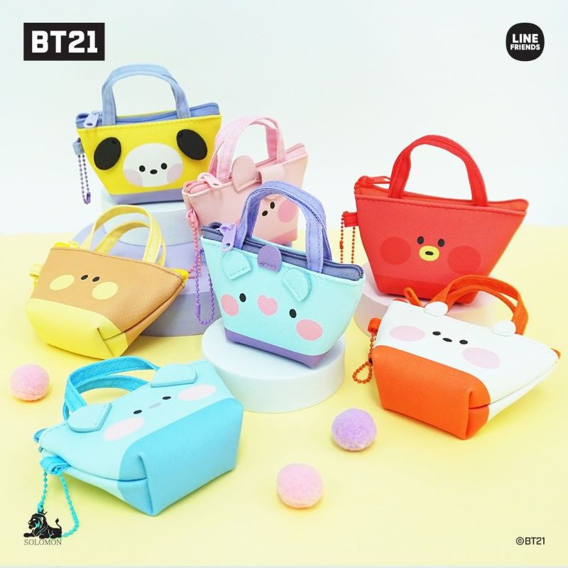 OFFICIAL BT21 JAPAN MININI MINI POUCH KEYCHAIN