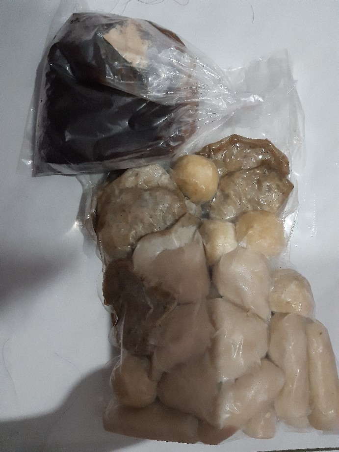 Pempek Palembang Kecil Paket Campur Isi 30pcs + Cuko