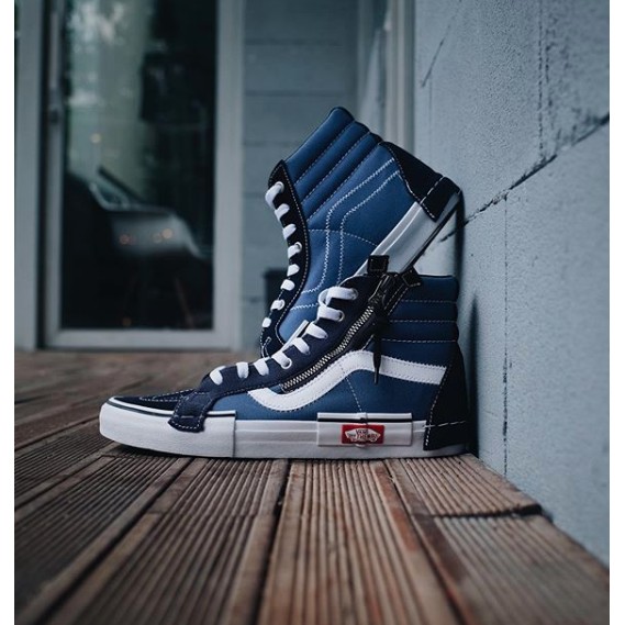 Vans Sk8Hi Cut and Paste Navy / Parisian Night