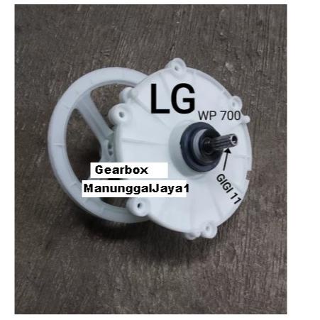 Gear Box Gearbox Lg Mesin Cuci Lg Gigi 11 Wp 700N Plus Pulley Shopee
