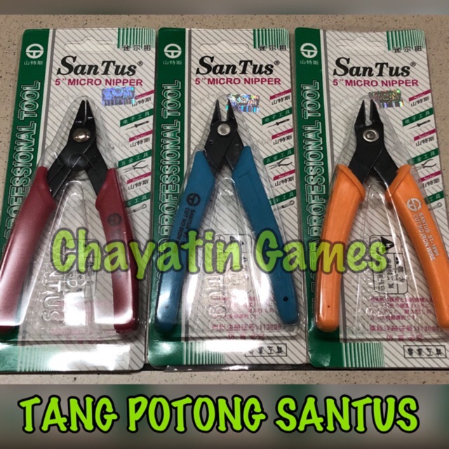 TANG PENGUPAS/PEMOTONG KABEL UPGRADE SANTUS 5&quot;(BIRU)