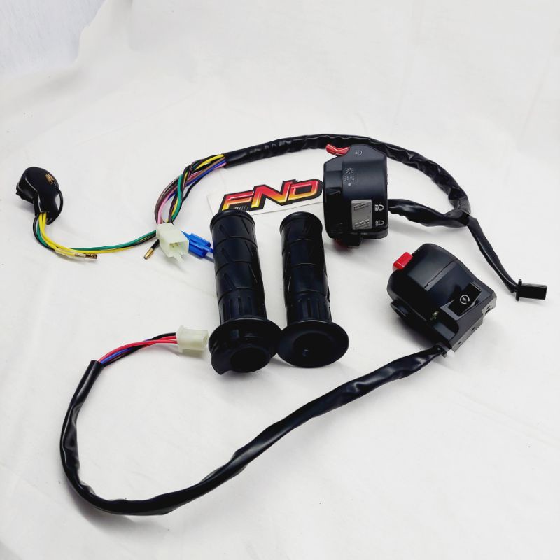 Hangrip Kaze Hansfat Hangrip Kaze sepasang original Set saklar vixion kanan kiri set jalu fu