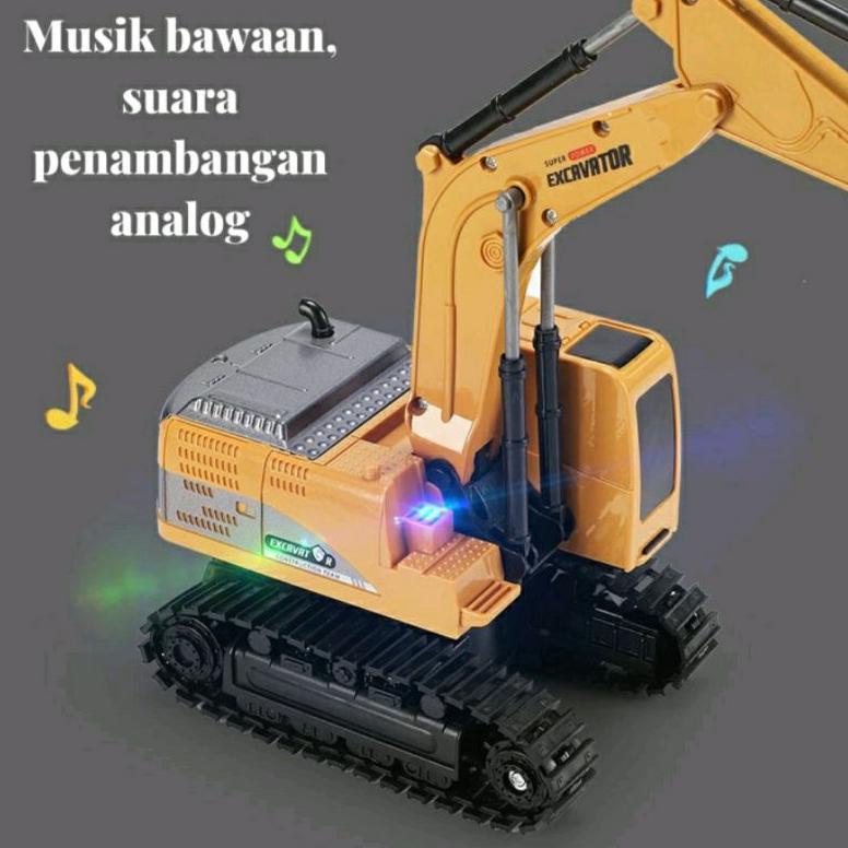 Promo Cod Mobil Remote Control Rc Excavator Beko Tank Militer Besar Mainan Remot Kontrol