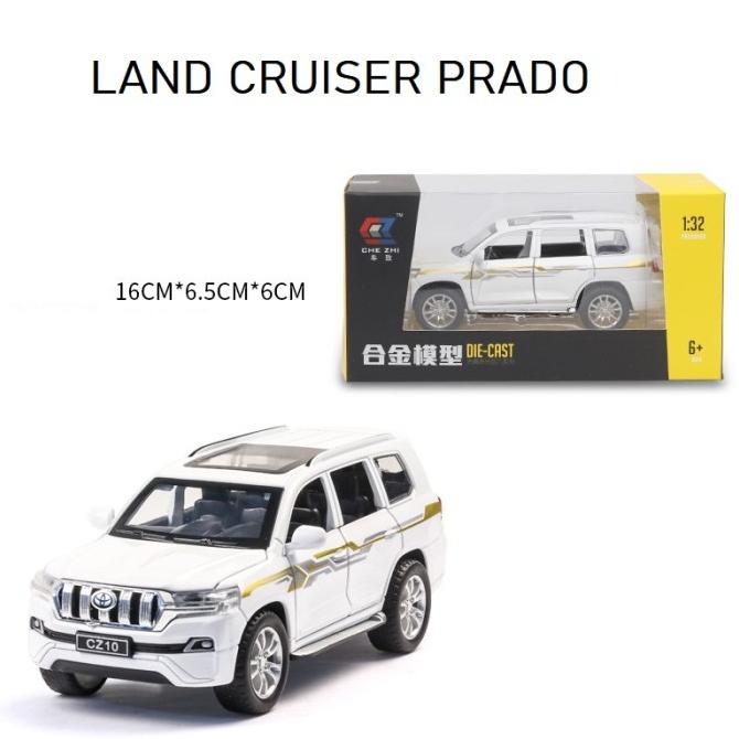 1/32 Toyota Land Cruiser Prado Che Zhi Diecast Mobil Miniatur