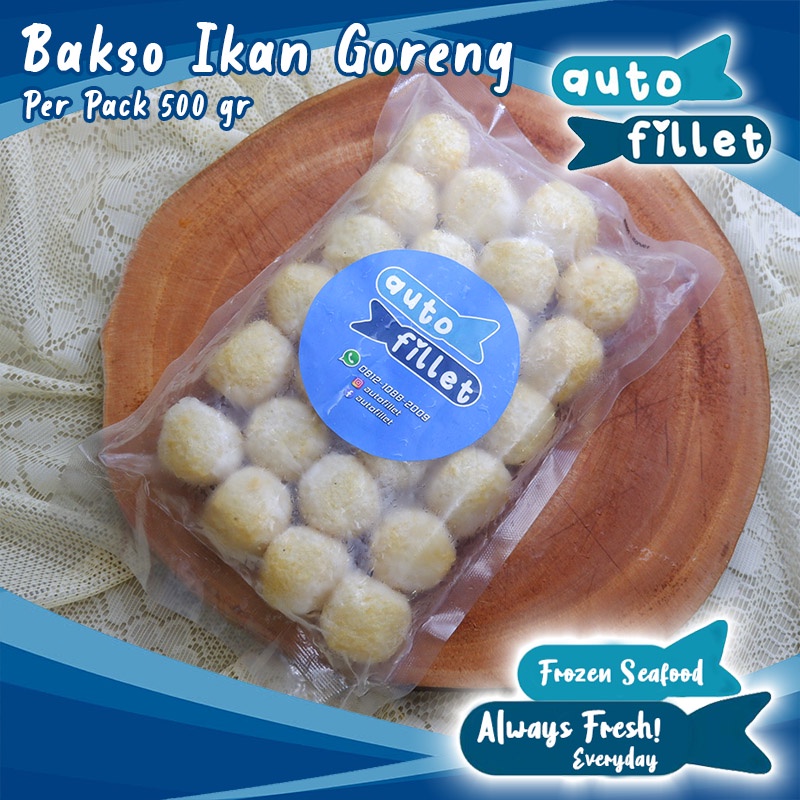 

BAKSO IKAN GORENG/FRIED FISHBALL KUALITAS PREMIUM FRESH MURAH GOSEND GRAB