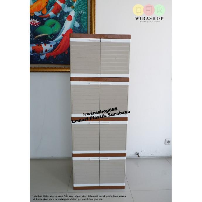 ```````] lemari plastik club mini susun 4