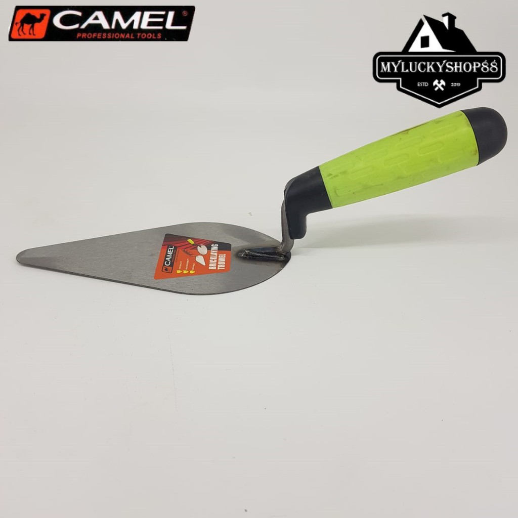 Camel Sendok Semen Gagang Karet 6 inch Lancip