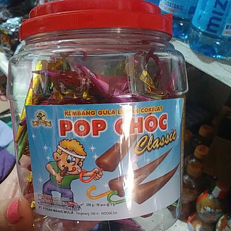 pop choc. kembang gula. coklat payung