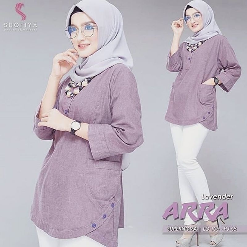 BLOUSE WANITA / blouse/ atasan wanita/ baju wanita kekinian/ baju atasan wanita terbaru /ARRA BLOUSE