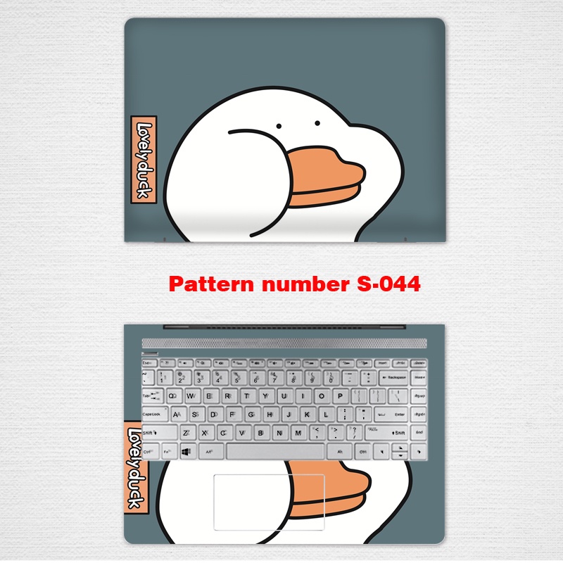 Stiker Skin Vinyl 2 Sisi Motif Kartun Untuk Laptop 11 / 12 / 13 / 14 / 15 / 17 Inch Lenovo R7000P R9000P ideapad 15sITL X221 250kl