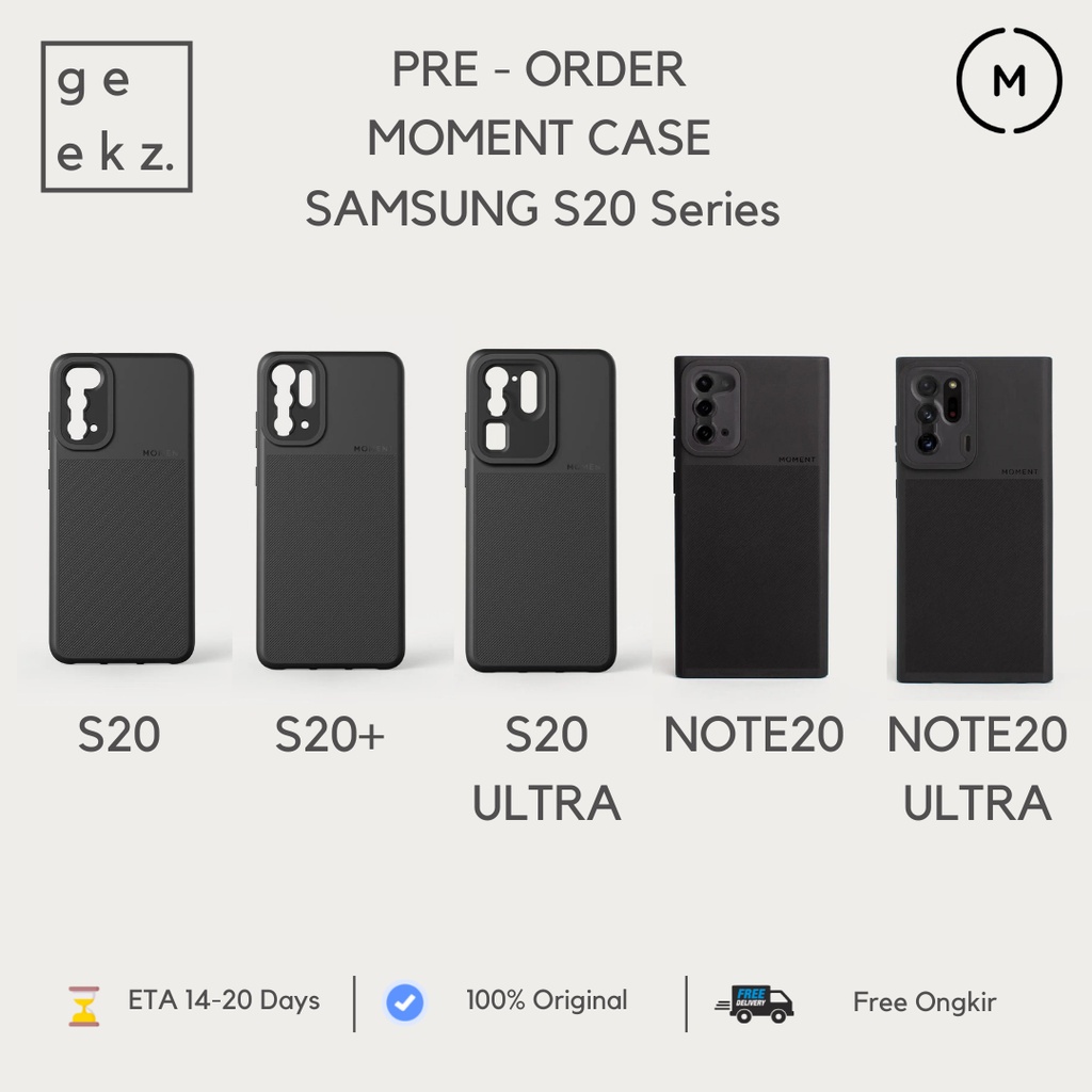 Moment Case for Samsung Galaxy S20/S20+/S20 ULTRA/NOTE 20/NOTE20 ULTRA